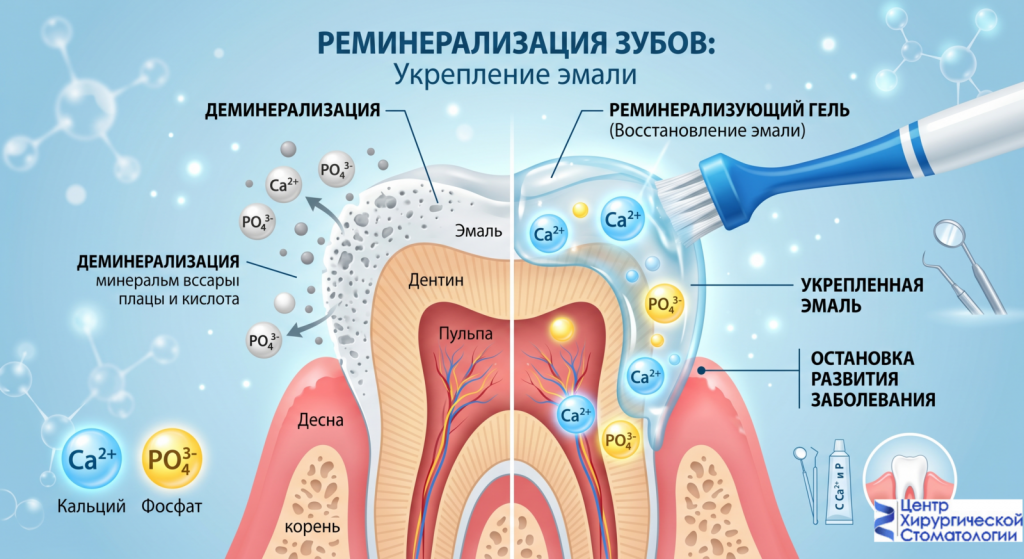 Реминерализация зубов